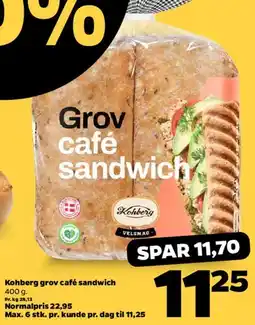 Netto Kohberg grov café sandwich tilbud