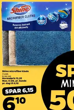 Netto Shine microfiber klude tilbud