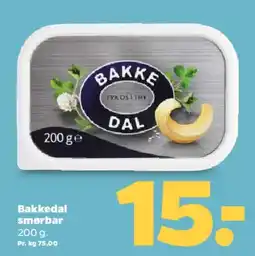 Netto Bakkedal smørbar tilbud