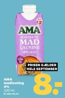 Netto AMA madlavning 4% tilbud