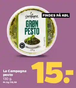 Netto La Campagna grøn pesto tilbud
