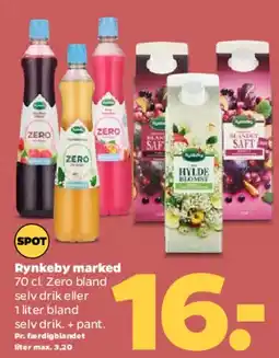 Netto Rynkeby marked / Saft tilbud