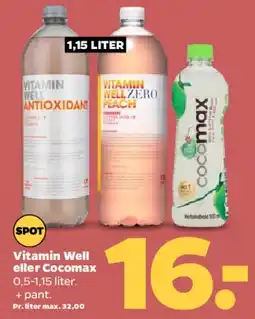 Netto Vitamin Well eller Cocomax tilbud