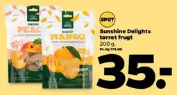 Netto Sunshine Delights tørret frugt tilbud