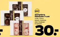 Netto Spangsberg flødeboller 4-pak tilbud