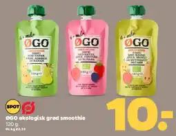 Netto ØGO økologisk grød / smoothie tilbud