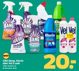 Netto Cillit Bang / Klorin / Vel rengøringsprodukter tilbud