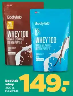 Netto Bodylab Whey 100 tilbud
