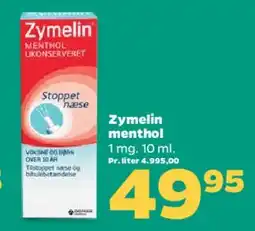 Netto Zymelin menthol 1 mg 10 ml tilbud