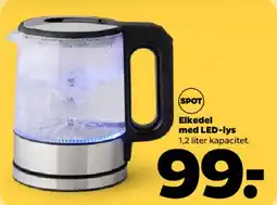 Netto Elkedel med LED-lys tilbud