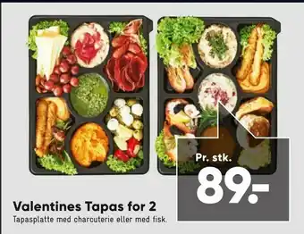 Bilka Valentines Tapas for 2 tilbud