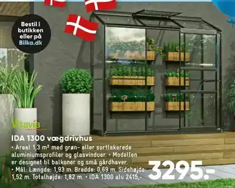 IDA 1300 vægdrivhus