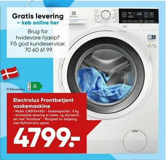Bilka Electrolux Frontbetjent vaskemaskine tilbud