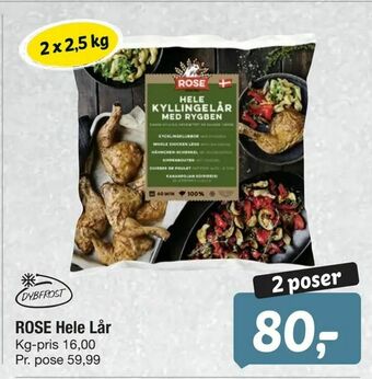 Fakta Tyskland ROSE Hele Lår tilbud