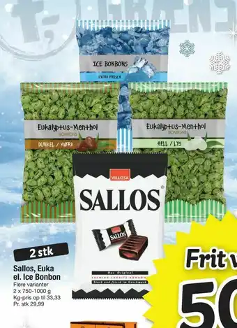 Fakta Tyskland Sallos, Euka el. Ice Bonbon tilbud