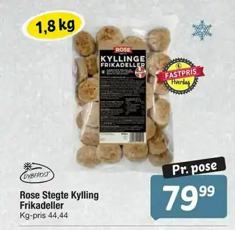 Fakta Tyskland Rose Stegte Kylling Frikadeller tilbud