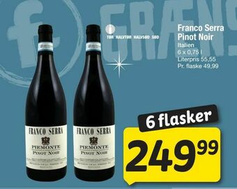 Fakta Tyskland Franco Serra Pinot Noir tilbud