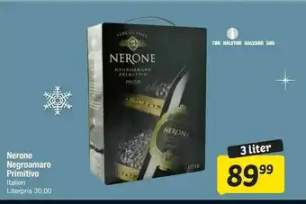 Fakta Tyskland Nerone Negroamaro Primitivo tilbud