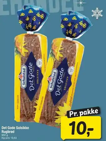 Det Gode Solsikke Rugbrød