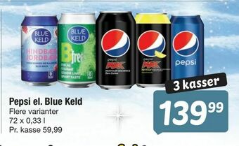 Fakta Tyskland Pepsi el. Blue Keld tilbud