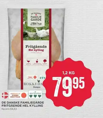 MENY De danske familiegårde fritgående hel kylling tilbud
