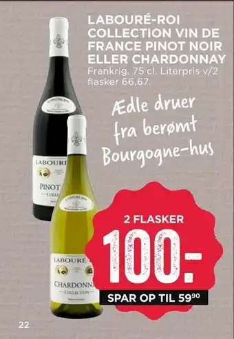 MENY Labouré-roi collection vin de france pinot noir eller chardonnay tilbud