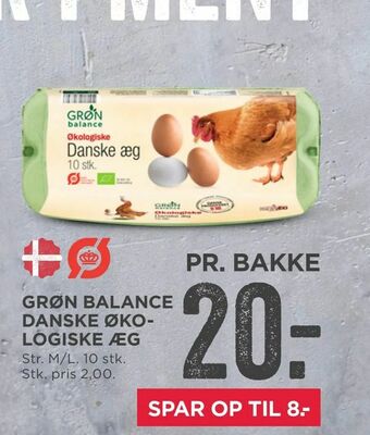 MENY Grøn balance danske økologiske æg tilbud