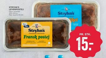 MENY Stryhn's leverpostej tilbud