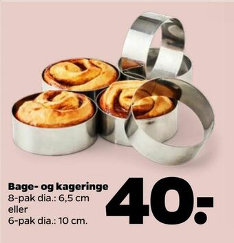 Bage- og kageringe