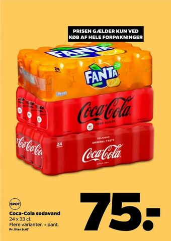 Netto Coca-Cola sodavand tilbud