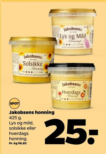 Netto Jakobsens honning tilbud