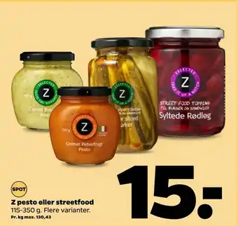 Netto Z pesto eller streetfood tilbud