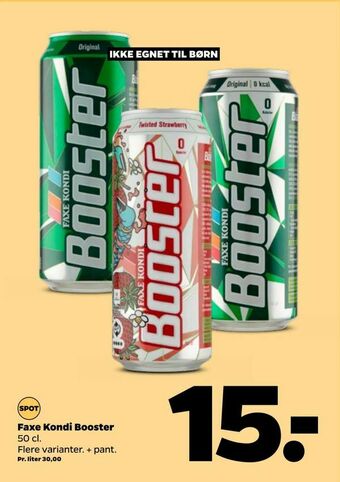 Netto Faxe Kondi Booster tilbud