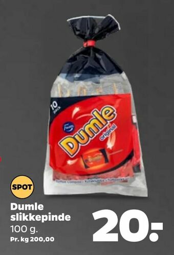 Netto Dumle slikkepinde tilbud