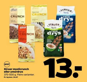 Netto Struer myslicrunch eller ymerdrys tilbud
