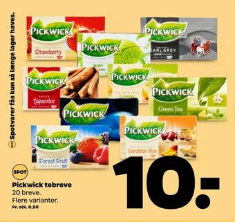 Netto Pickwick tebreve tilbud