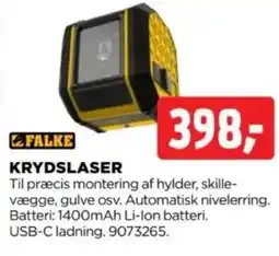 jem & fix Falke Krydslaser tilbud