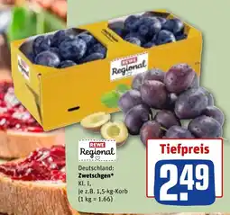 REWE DE Rewe Regional Zwetschgen tilbud