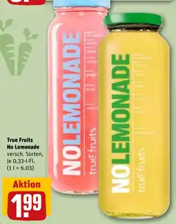 REWE DE True Fruits No Lemonade tilbud