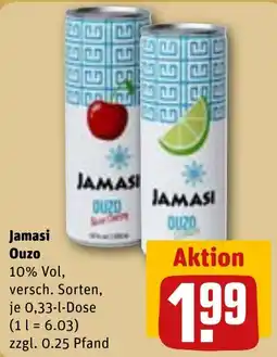 REWE DE Jamasi Ouzo tilbud