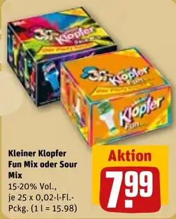 REWE DE Klopfers Fun Mix oder Sour Mix tilbud