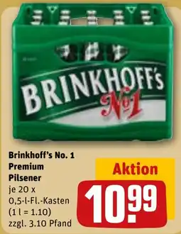 REWE DE Brinkhoff's No. 1 Premium Pilsener tilbud