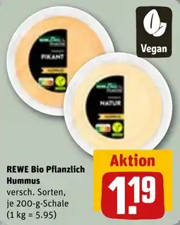 REWE DE REWE Bio Pflanzlich Hummus tilbud