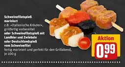 REWE DE Schweinefiletspieß mariniert tilbud