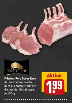 REWE DE Porc Duroc Frisches Porc Duroc Rack tilbud