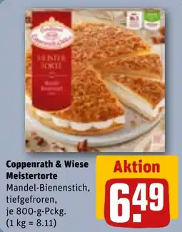 REWE DE Coppenrath & Wiese Meistertorte Mandel-Bienenstich tilbud
