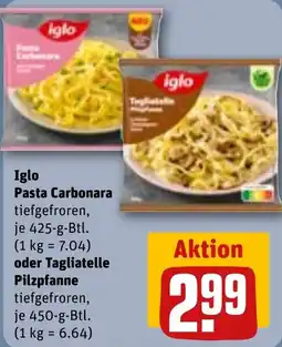 REWE DE Iglo Pasta Carbonara tilbud