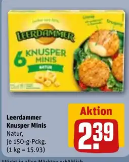 REWE DE Leerdammer Knusper Minis Natur tilbud