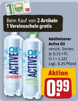 REWE DE Adelholzener Active O2 tilbud