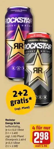 REWE DE Rockstar Energy Drink tilbud